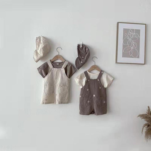 Children's Fashionable Suspender Pants