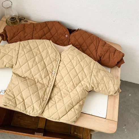 Short fur Mao Mao cotton-padded clothes wear cotton-padded jacket on both sides