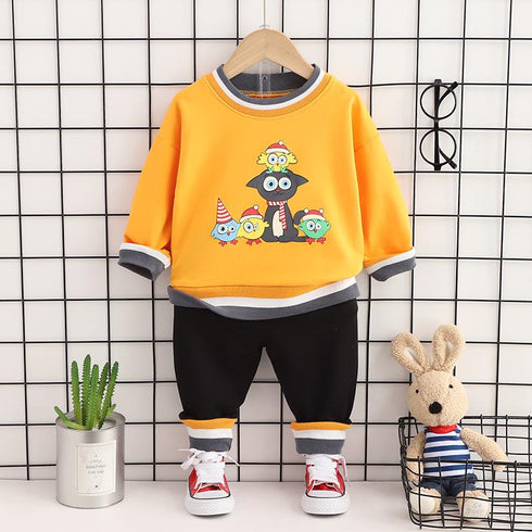 Boys suit spring and autumn two-piece set