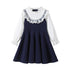 Spring and Autumn Girls Long Sleeve Dress