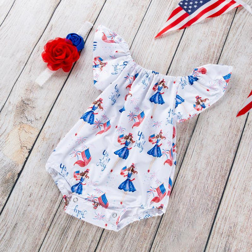 New American Independence Day girl onepiece