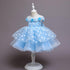 Princess Dress Wave Point Bow Full Dress