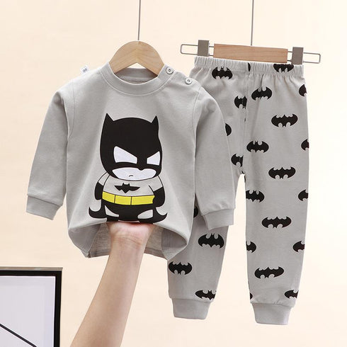 Cotton Underwear Suit Boys and Girls Autumn Clothes Pants Pajamas Loungewear