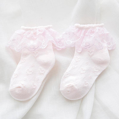 Baby Lace Solid Breathable Socks