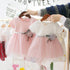 Summer New Girl Gauze Dress Rose Decoration Baby Dress