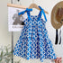 Summer New Girls Summer Dress Skirt Sleeveless Vest Princess Skirt