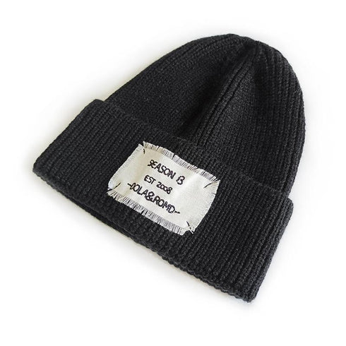 Cloth Logo Knitted Dome Cap