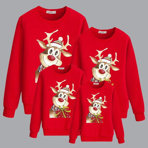 Autumn and winter warm parent-child sweater