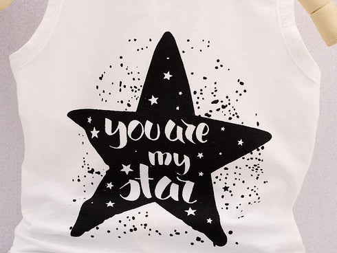 Summer Boy's Pentagonal Vest Set