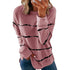 Loose Joker Striped Long Sleeve Sweatshirt