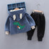 Baby winter cotton-padded jacket suit