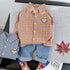 Boys spring and autumn long sleeve suit two-piece set
