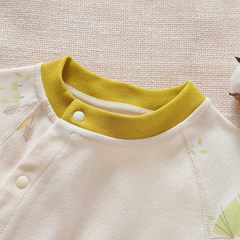 Spring and autumn cotton newborn jumpsuit