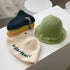 Children's Fisherman's Hat Embroidered Wool Knitted Hat