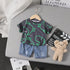 Summer children's short sleeve T-shirt set