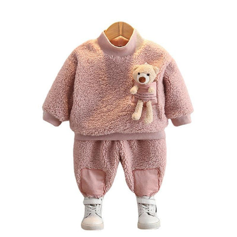 Children's Set Warm Fall/Winter Two-Piece Set