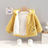 Winter children's padded hooded coat