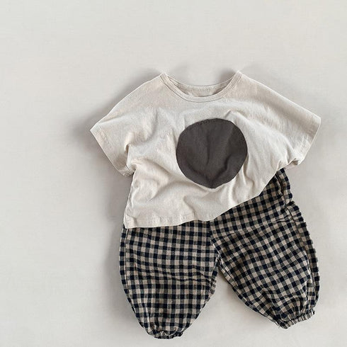 Western Style Loose Half Sleeve Summer Solid Top