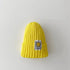 Baby patch smiley candy-colored wool hat smiley cone hat