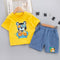 Children's Summer Denim Short Sleeve Set