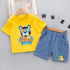 Children's Summer Denim Short Sleeve Set