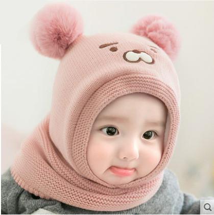 Fall/winter baby hat scarf Circumference 16.5-19.7inch(42-50cm)