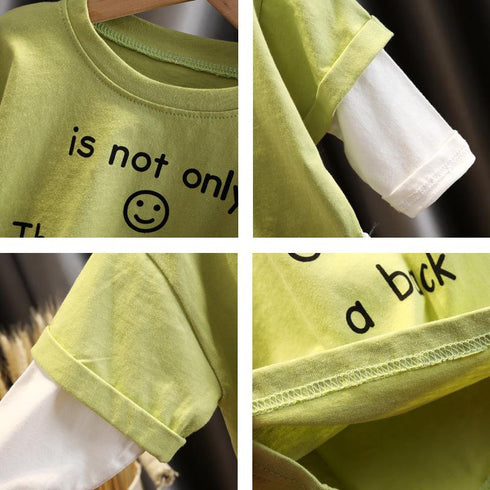 Children's Wear Autumn T-shirt Set