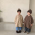 Medium and long children's coat spring and autumn windbreaker foreign style baby coat