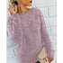 Mosaic Lace Long Sleeve Sweater