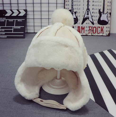 Autumn and winter children's hat Circumference 17.7-19.3 inch(45-49cm)