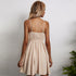 Bandage Bow Cut Out Backless Dress