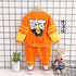 Spring and Autumn Children's Long Sleeve Zipper Wear Set Two-Piece Set