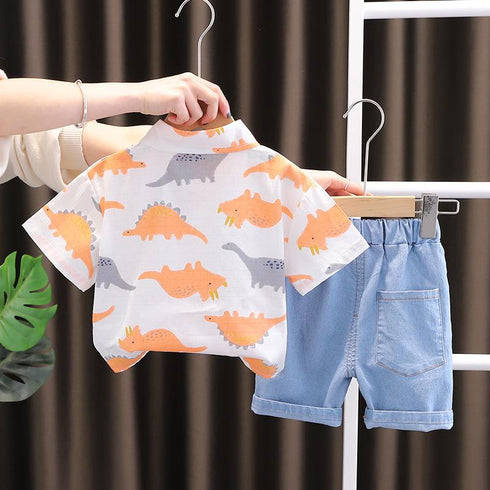 Boys suit sweater two-piece suit