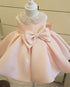 Girl's Pearl Doll Neck Dress Princess Dress Wedding Dress Paggy Dress