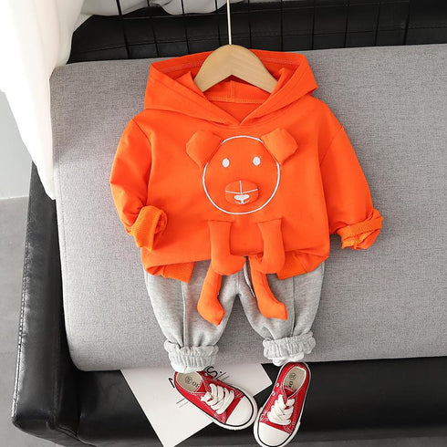 Spring and Autumn Children's Sports Two-Piece Set
