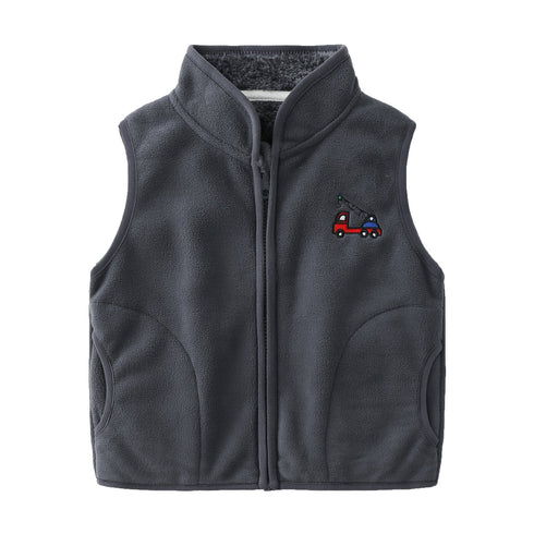 Fleece Vest with Optional Hood
