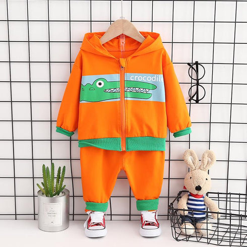 Boys spring and autumn suit two-piece set