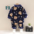 Autumn and winter children's home clothes pajamas two-piece set