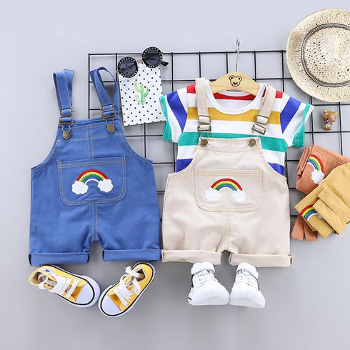 Summer Children's Rainbow Stripe Set