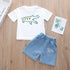 Summer boy short sleeve suit