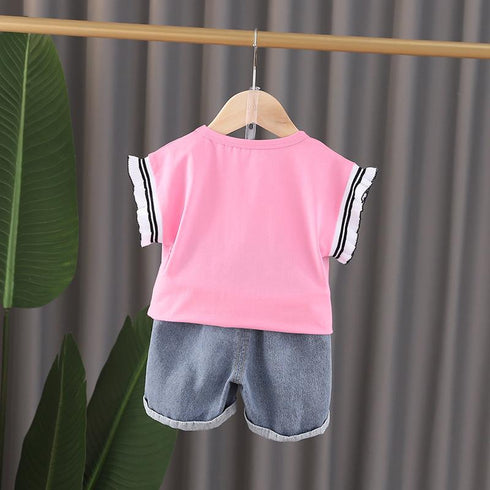 Children's summer suit short sleeve two-piece set