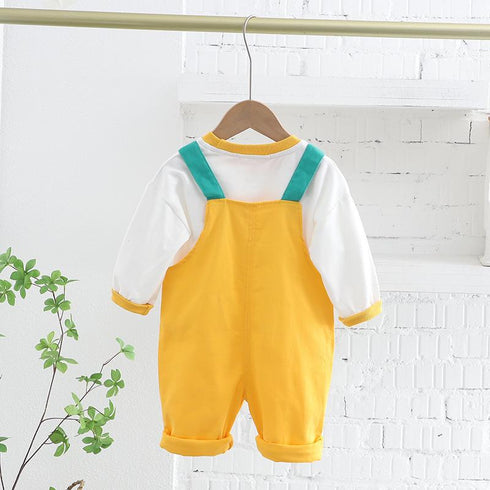 Spring and Autumn Boys Pants Two-Piece Set