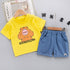 Children's suit short sleeve shorts two-piece set