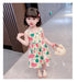 Girls Summer Suspender Skirt 2022 New Baby Girl Cute Flower Skirt Children's Foreign Style Dress