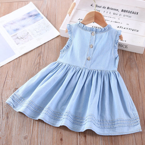 Children's Jeans Sleeveless Dress