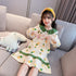 Spring And Autumn Girls Long Sleeve Home Dress Sleeping Dress