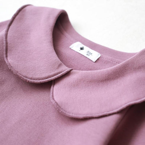 Baby Lotus Leaf Collar Lace White T-shirt