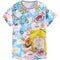 Girls' Cartoon Graffiti Short Sleeve T-shirt