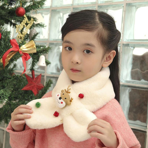 Children's Plush Christmas Scarf