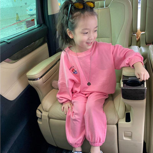 Girls' Spring And Autumn Comfort Suit